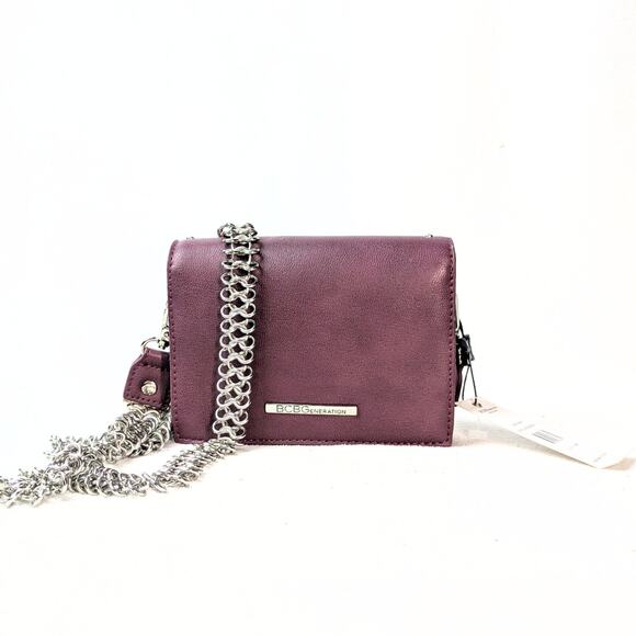 NWT BCBGeneration Shelya Studded Crossbody Bag with a Chain Strap - Picture 3 of 7